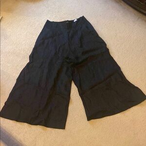Women's Black Wide-Leg Pants